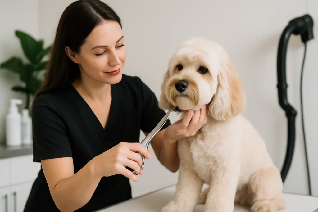 Professional grooming benefits for dogs